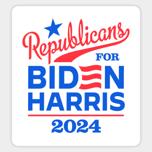 Republicans For Biden 2024 Sticker